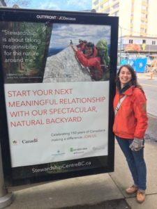 JENNA WITH HER BUS SHELTER March 8 2017